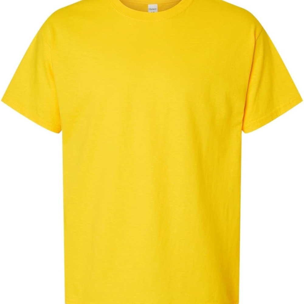 Bright Yellow Plain T-Shirt